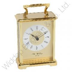Widdop Carriage Clock Gilt