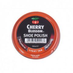 Cherry Blossom Light Tan Shoe Polish 50ml