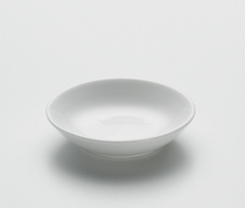 White Basics Round Sauce Dish