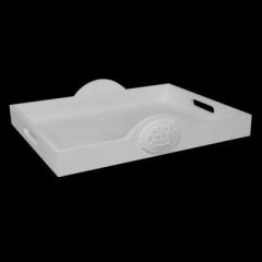 White Wood Home Sweet Home Tray