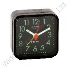 Alarm Clock Top Shut Off Black