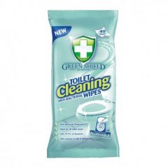Green Shield Toilet Cleaning Wipes 50pk