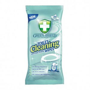 Green Shield Toilet Cleaning Wipes 50pk