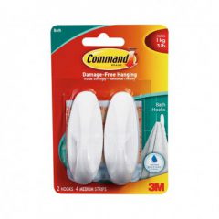 Command Shower Hooks Medium (17081B)