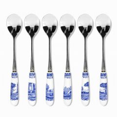 Blue Italian Set Tea Spoons