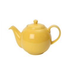 6 Cup Globe Teapot Yellow
