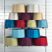 Cordelia 16″ Faux Silk Lined Shade Silver