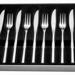 Stellar Rochester Steak Knives And Forks Set (6)