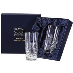 Scottish Thistle Tall Tumblers Pair